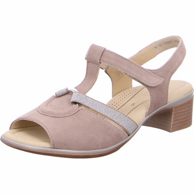 ARA Lugano taupe Sandaler Dame Beige | KL0624753