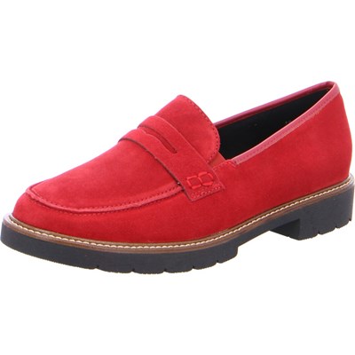 ARA Manchester Loafers Dame Rød | HR6095872