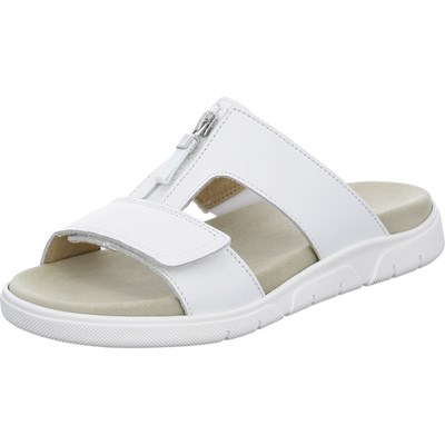 ARA Mules Rom-Sports Mules Sko Dame Hvite | HE9482361