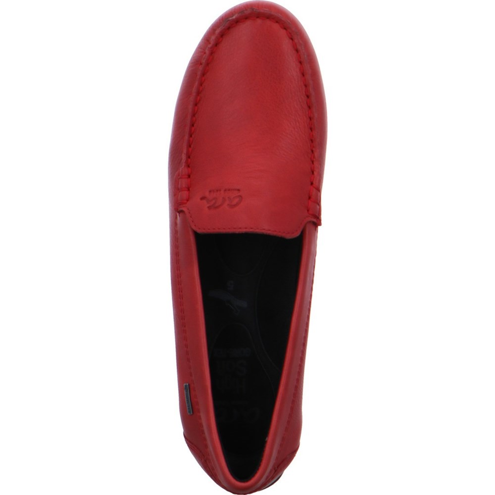 ARA Alabama Loafers Dame Rød | QI6103724