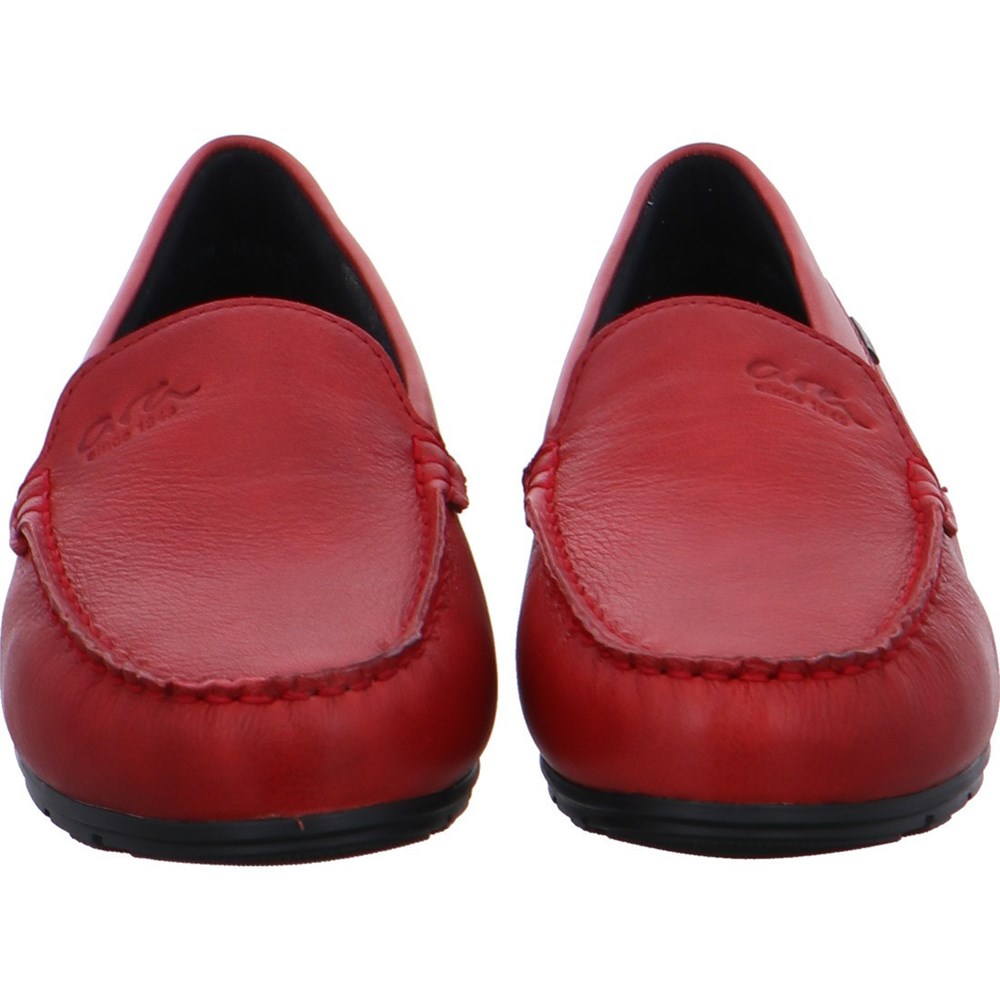 ARA Alabama Loafers Dame Rød | QI6103724