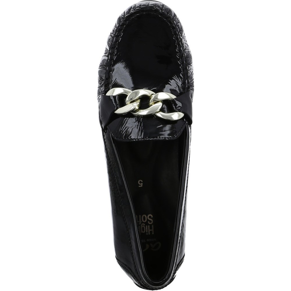 ARA Alabama Loafers Dame Svarte | WN0769421