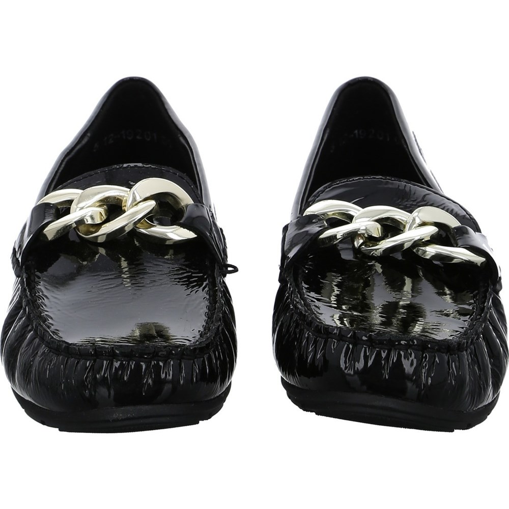 ARA Alabama Loafers Dame Svarte | WN0769421