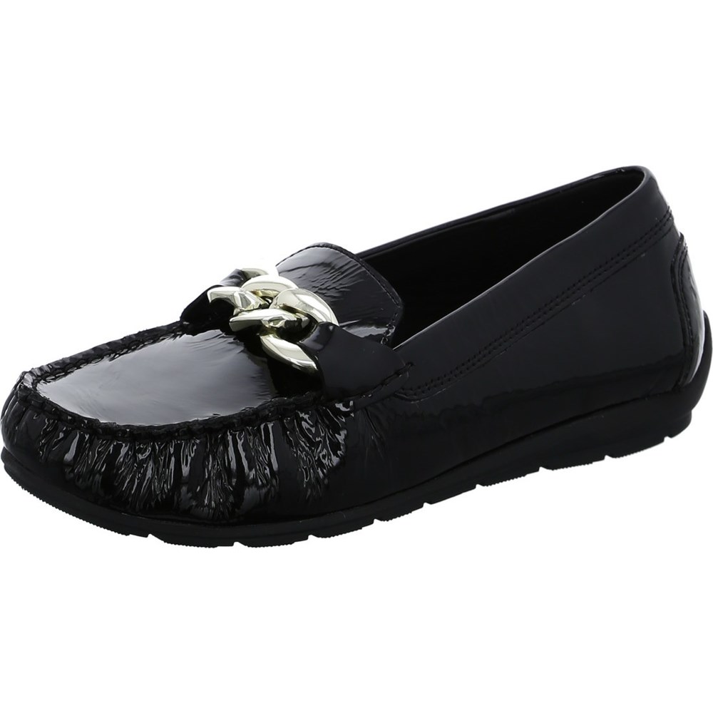 ARA Alabama Loafers Dame Svarte | WN0769421