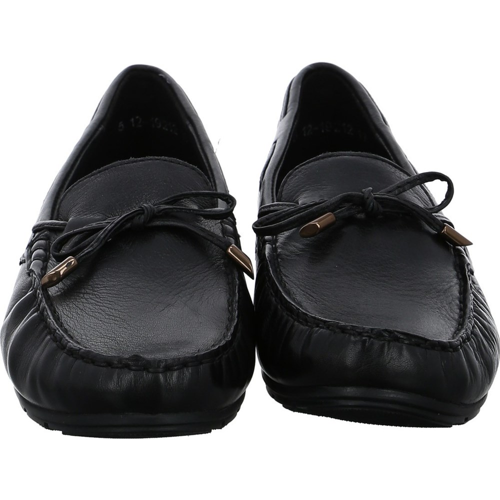 ARA Alabama Loafers Dame Svarte | YK2391064