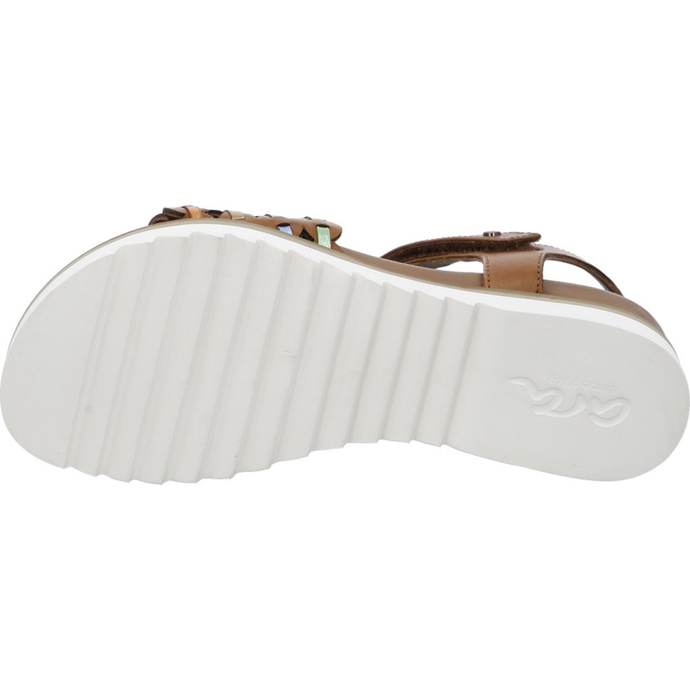 ARA Alicante cognac Sandaler Dame Brune | XK4985726