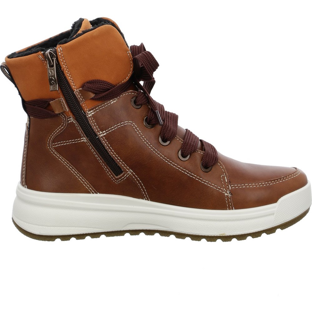 ARA Aspen cognac Ankelstøvletter Dame Brune | BA3986075