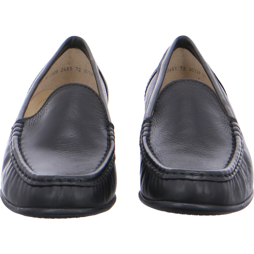 ARA Atlanta Loafers Dame Svarte | VI9675210