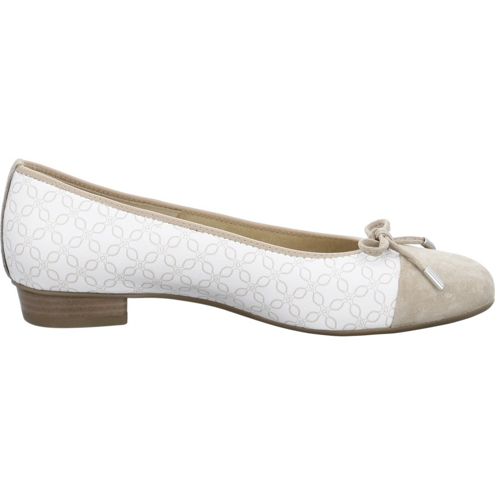 ARA Bari Ballerinasko Dame Beige | JA7540126