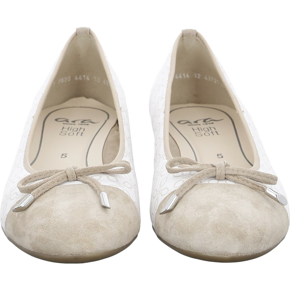 ARA Bari Ballerinasko Dame Beige | JA7540126