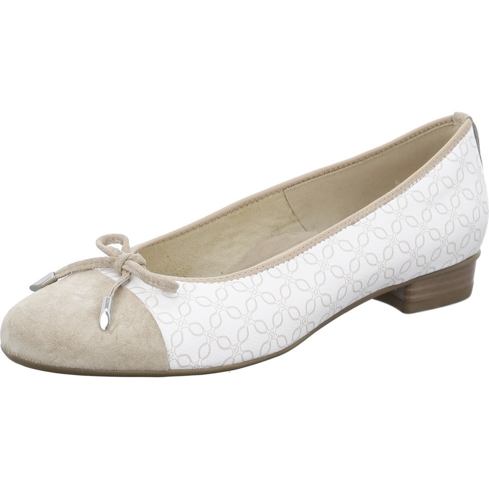 ARA Bari Ballerinasko Dame Beige | JA7540126