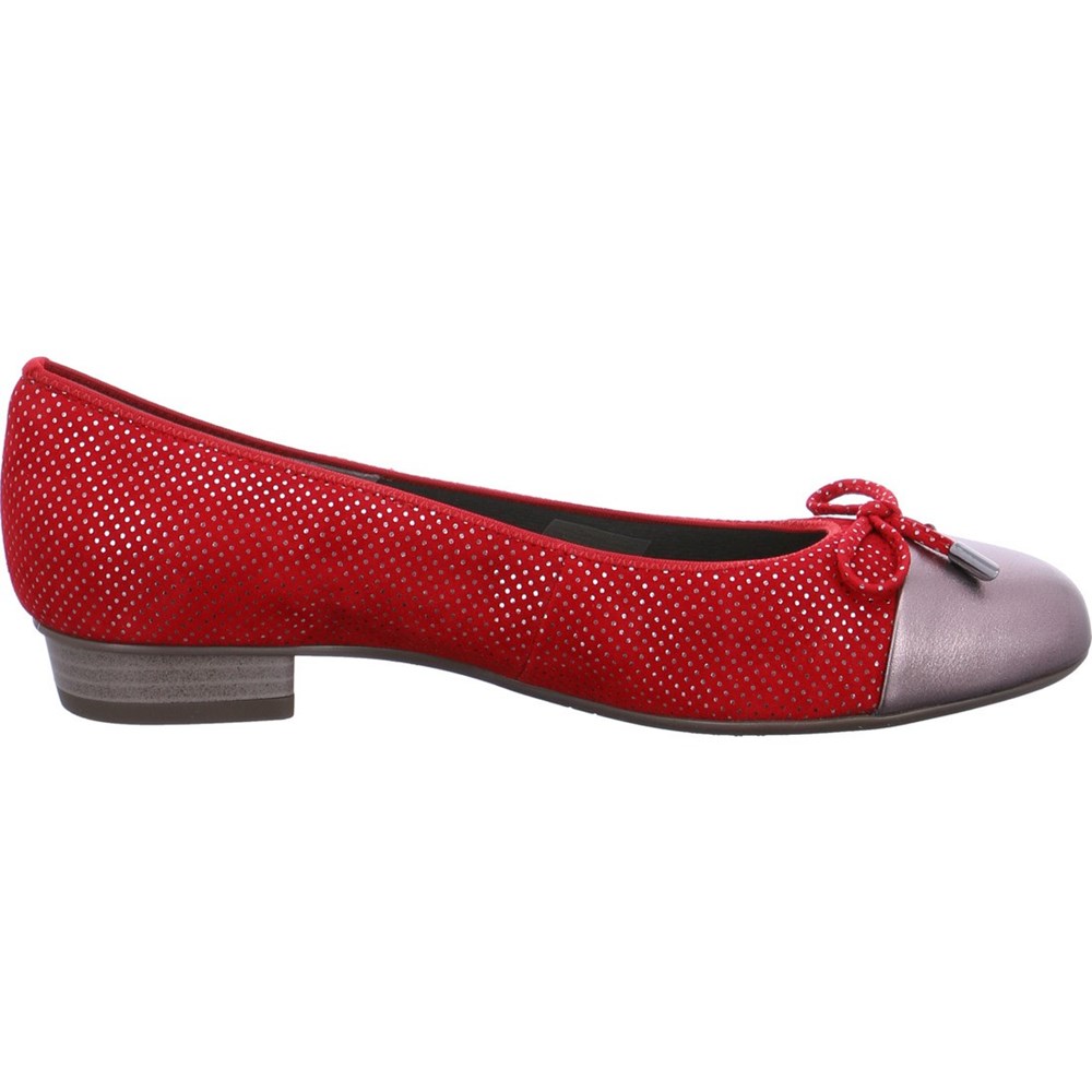 ARA Bari Loafers Dame Rød | DC6524318