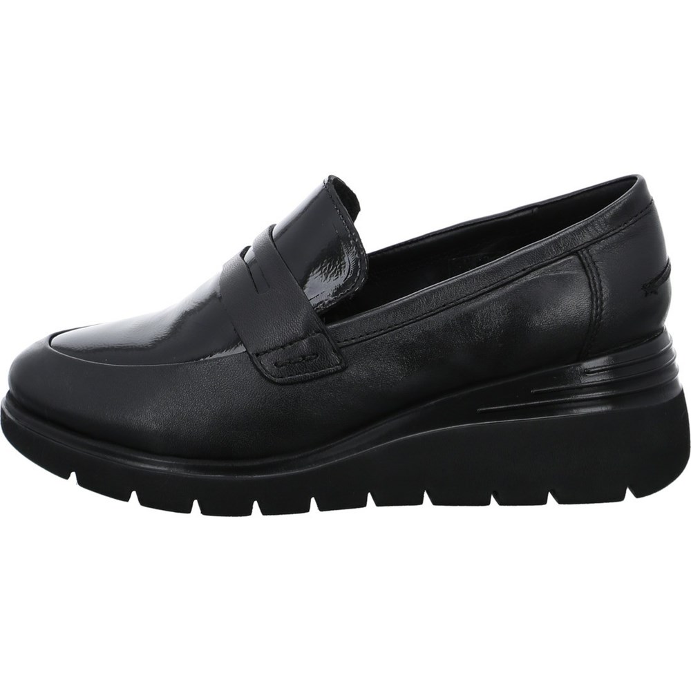 ARA Bari Loafers Dame Svarte | GX8142603