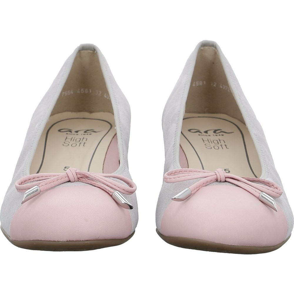 ARA Bari flamingo pebble Ballerinasko Dame Grå | AE8167243