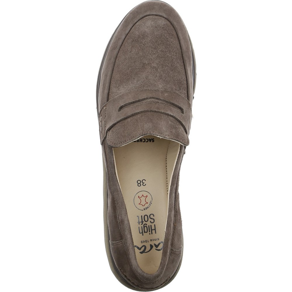 ARA Bari taiga Loafers Dame Grå | TC5204613