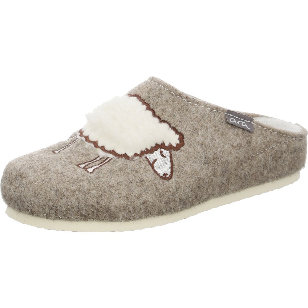 ARA Cosy Tøfler Dame Beige | RO7248169