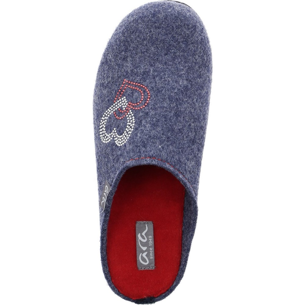 ARA Cosy Tøfler Dame Blå | DK6231574