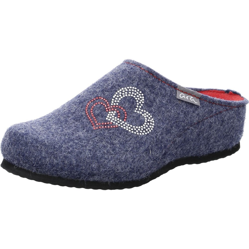 ARA Cosy Tøfler Dame Blå | SM6340927