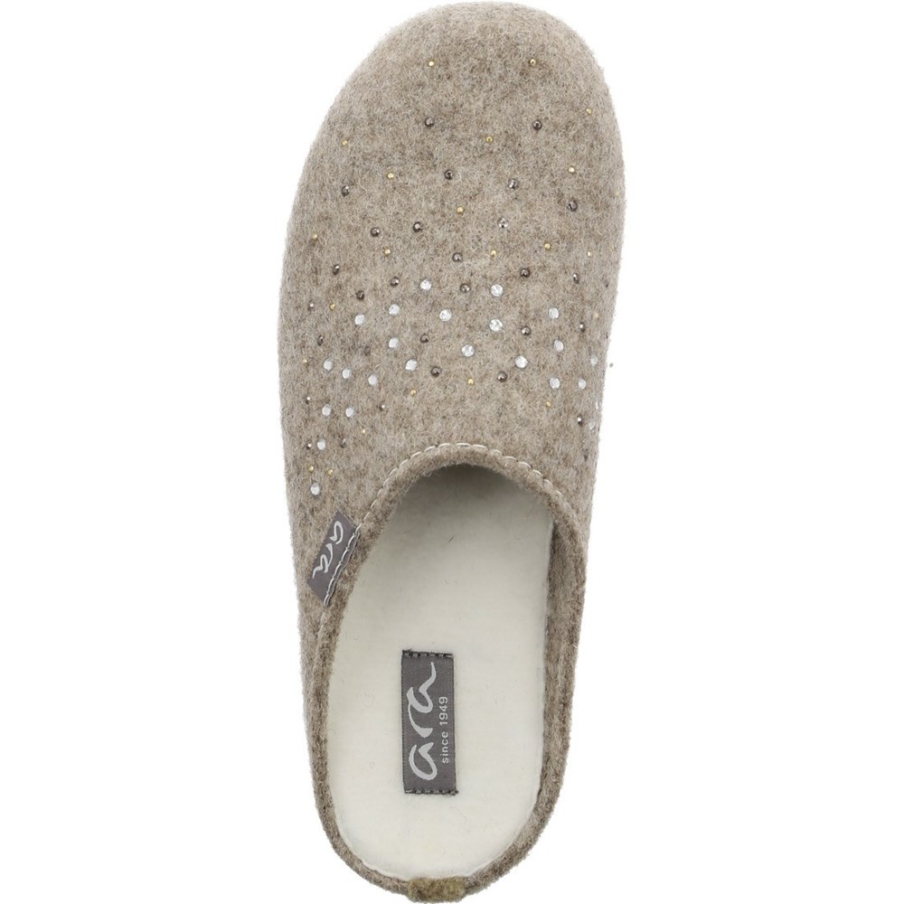 ARA Cosy Tøfler Dame Brune | HT7083261