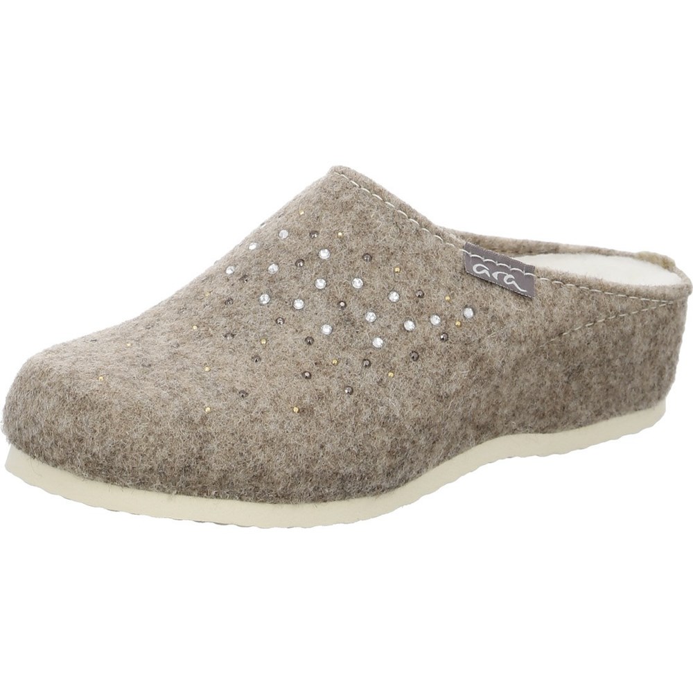 ARA Cosy Tøfler Dame Brune | HT7083261