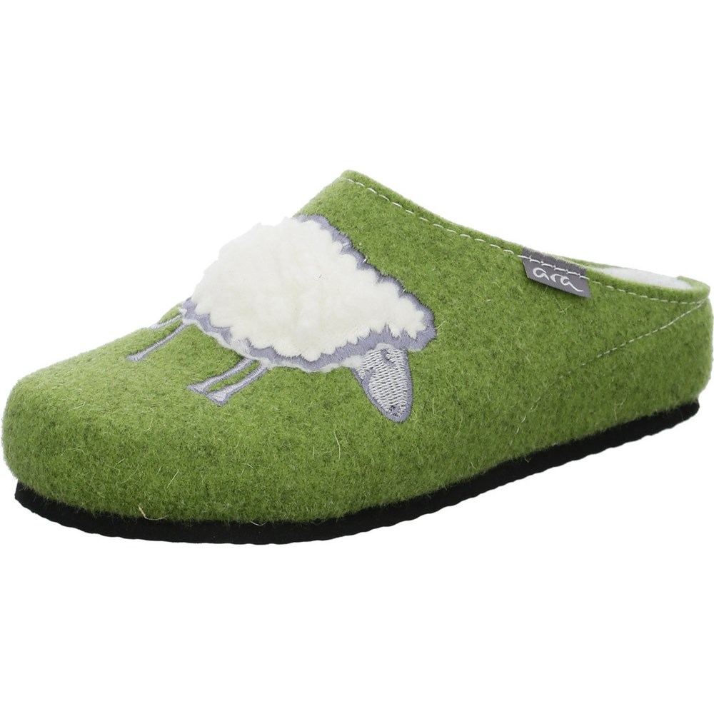 ARA Cosy Tøfler Dame Grønn | VG4280937