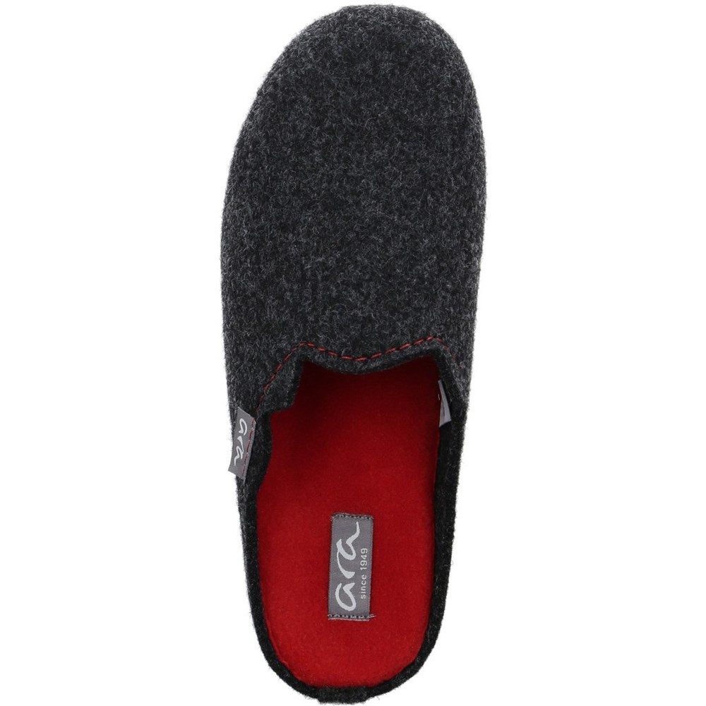 ARA Cosy anthracite Tøfler Dame Grå | QU5387620