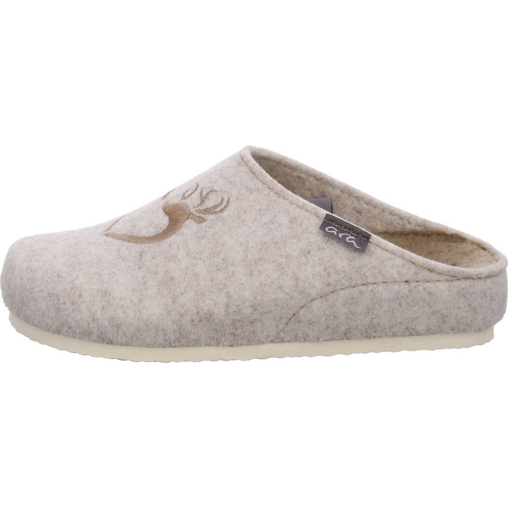 ARA Cosy creme Tøfler Dame Hvite | DO2793856