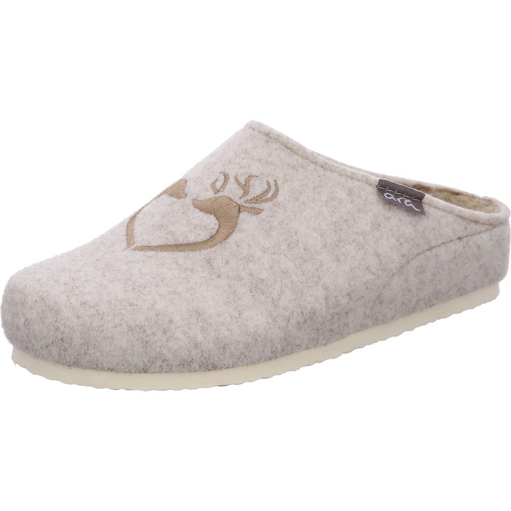 ARA Cosy creme Tøfler Dame Hvite | DO2793856