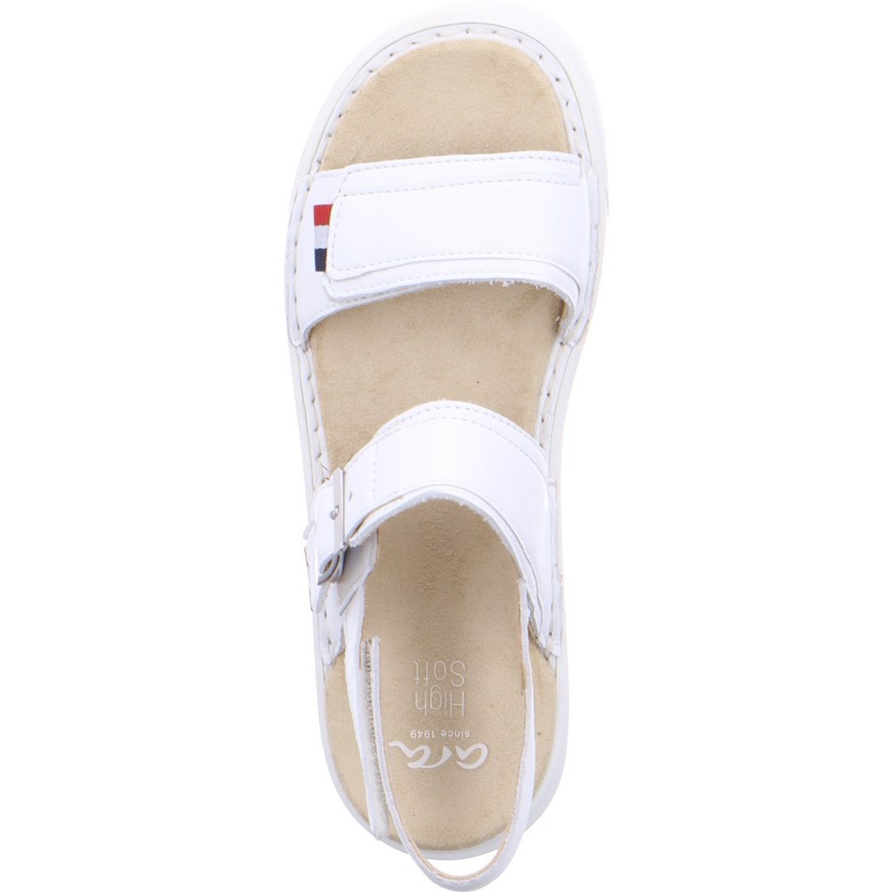 ARA Courtyard Sandaler Dame Hvite | QW9250146