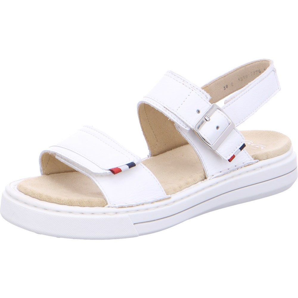 ARA Courtyard Sandaler Dame Hvite | QW9250146