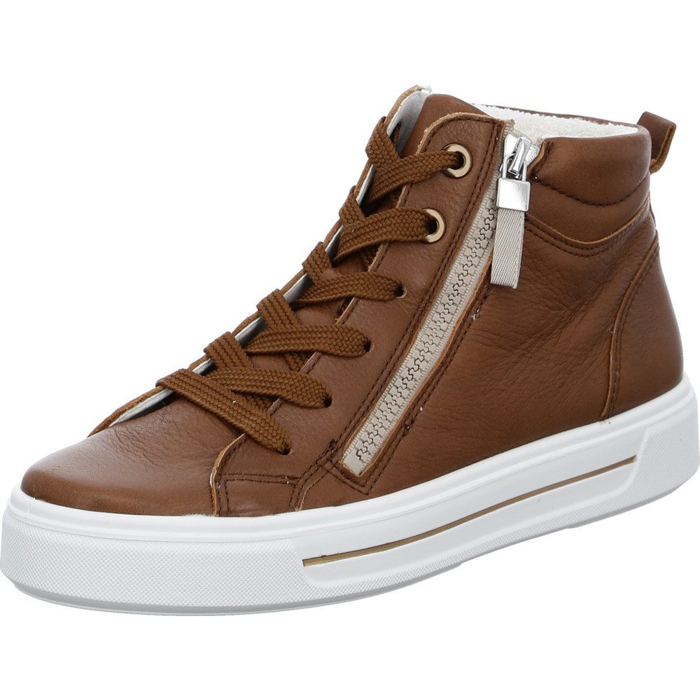 ARA Courtyard cognac Joggesko Dame Brune | BT0862193