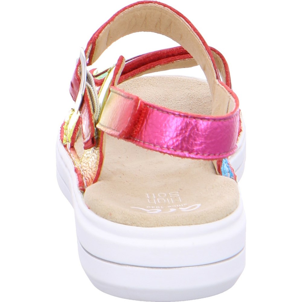 ARA Courtyard rainbow Sandaler Dame Brune | YR6384957