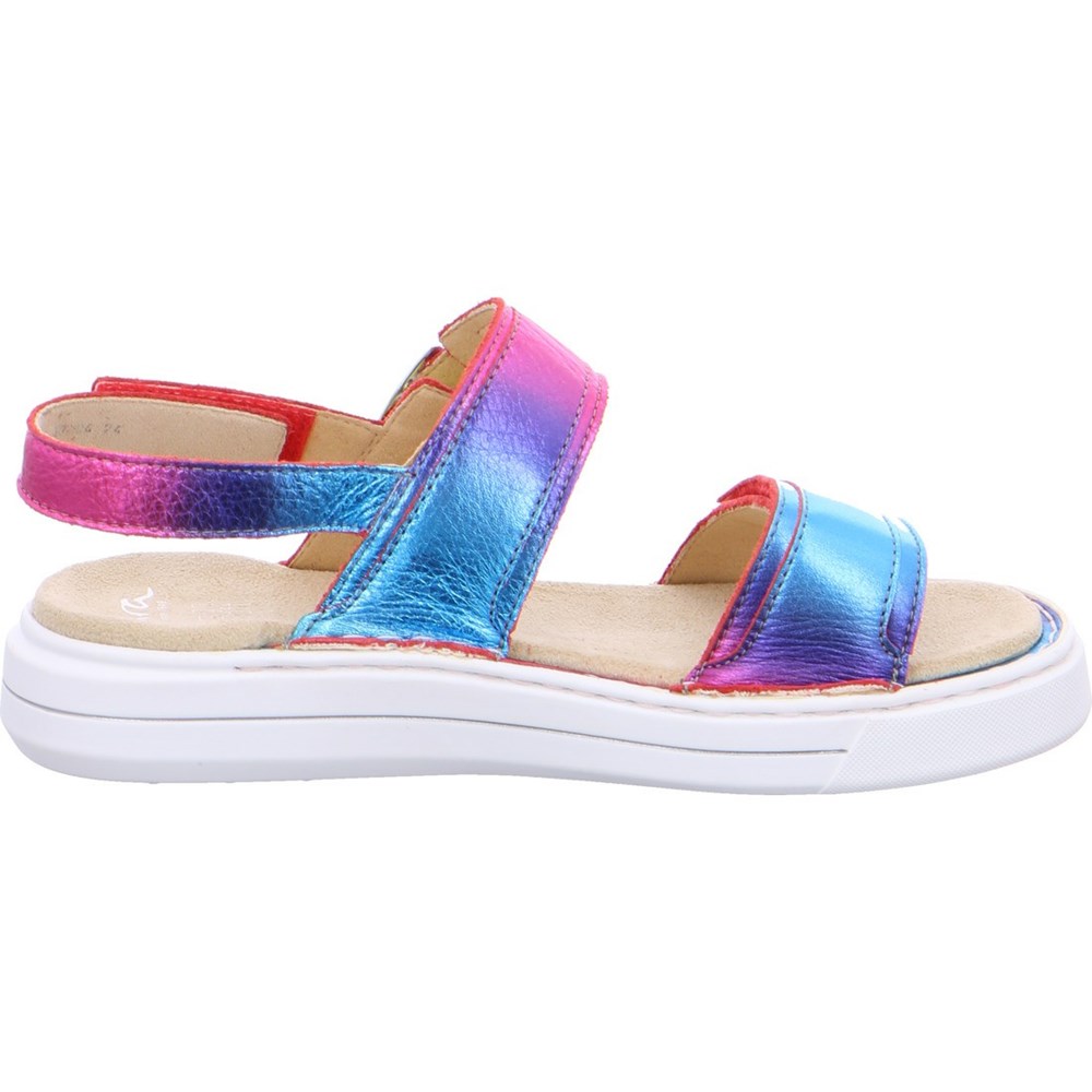 ARA Courtyard rainbow Sandaler Dame Brune | YR6384957