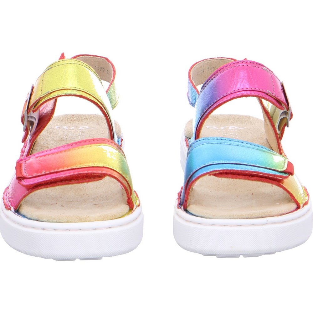 ARA Courtyard rainbow Sandaler Dame Brune | YR6384957