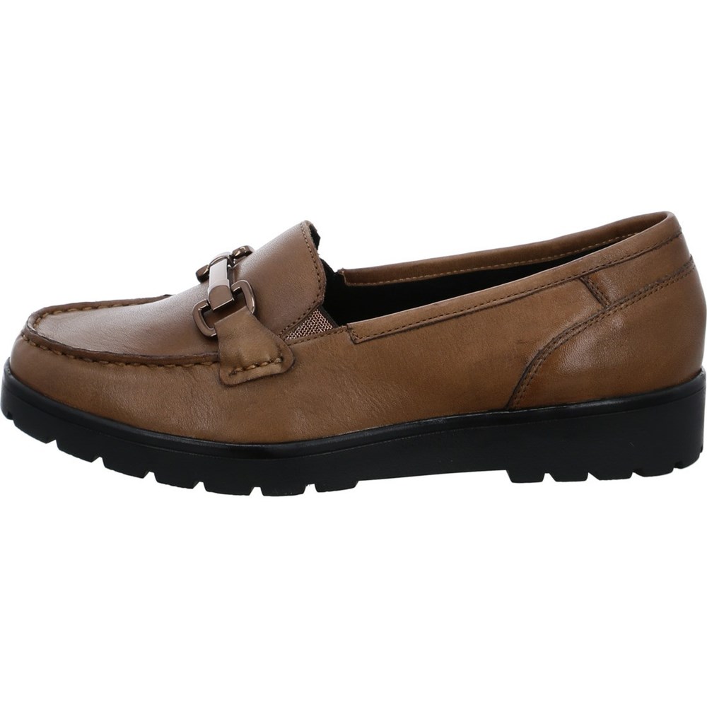 ARA Dallas nuts Loafers Dame Brune | DU3106487