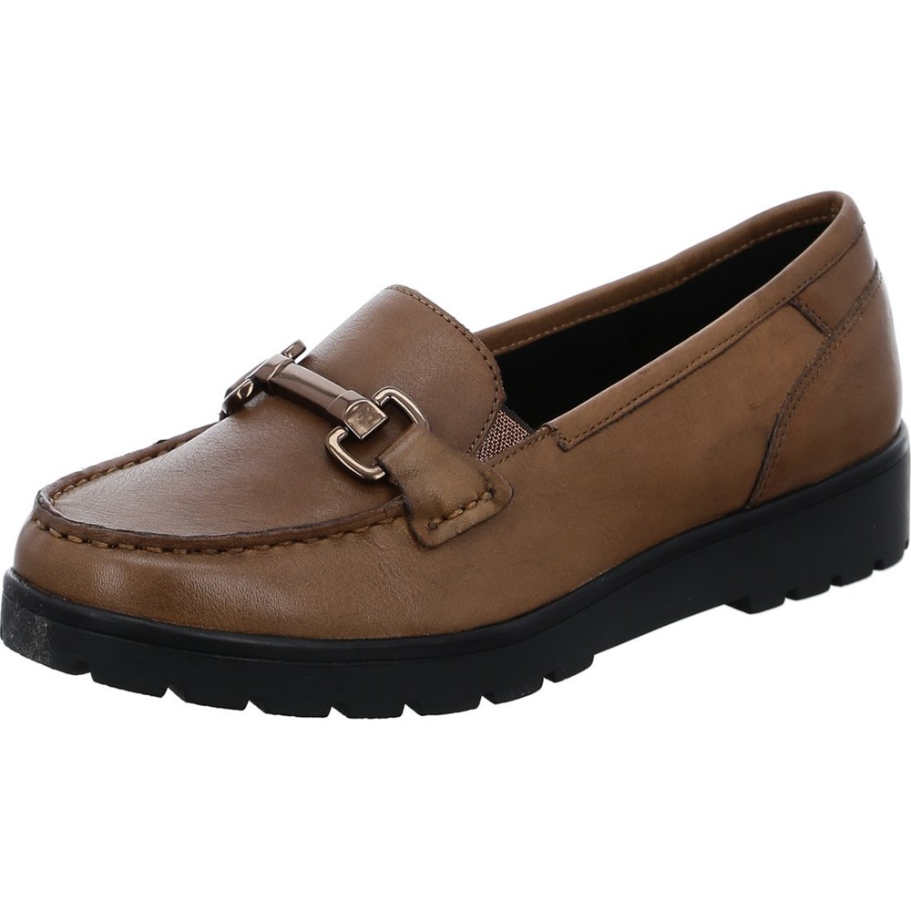 ARA Dallas nuts Loafers Dame Brune | DU3106487