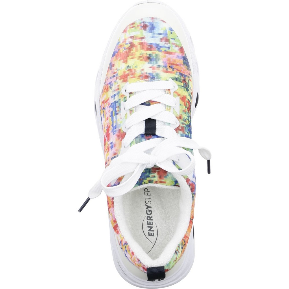 ARA Energystep Racer rainbow Snøresko Dame Hvite | WQ4712053