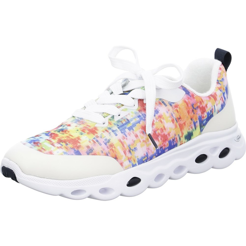 ARA Energystep Racer rainbow Snøresko Dame Hvite | WQ4712053