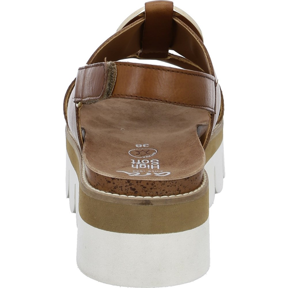 ARA Florenz cognac Sandaler Dame Brune | FV9417068