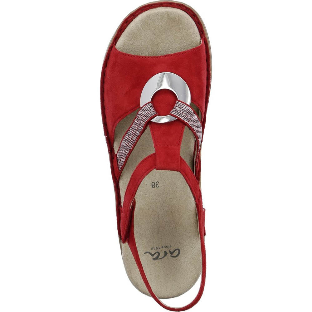 ARA Hawaii flame Sandaler Dame Rød | WO4137985