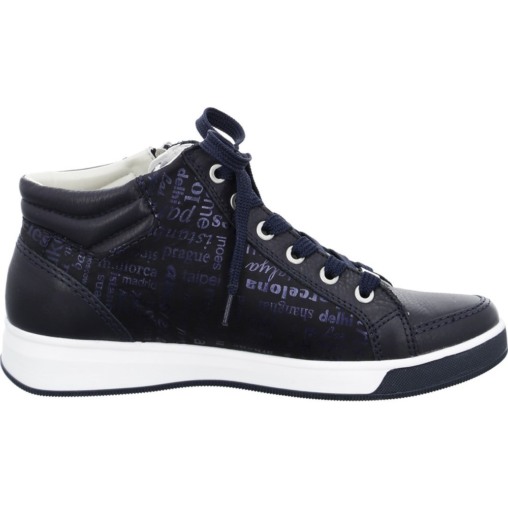 ARA High top Rom Ankelstøvletter Dame Blå | HE6830725