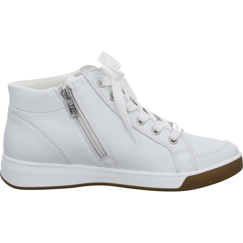 ARA High top Rom Ankelstøvletter Dame Hvite | LS0295467