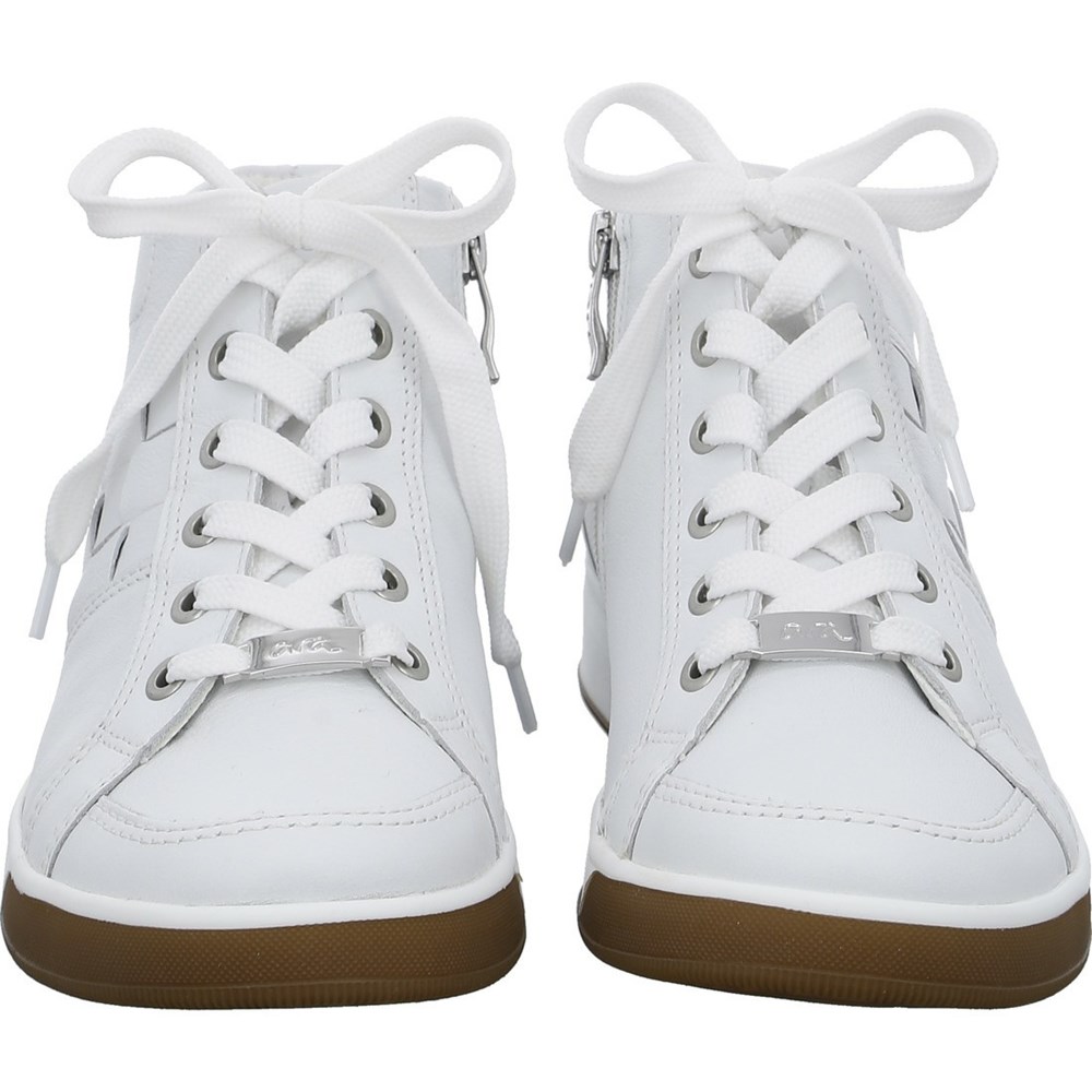 ARA High top Rom Ankelstøvletter Dame Hvite | LS0295467