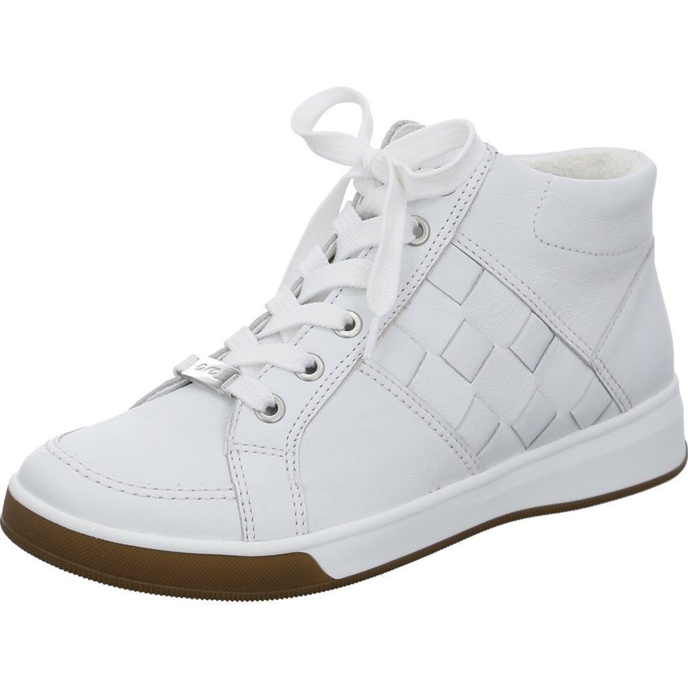 ARA High top Rom Ankelstøvletter Dame Hvite | LS0295467