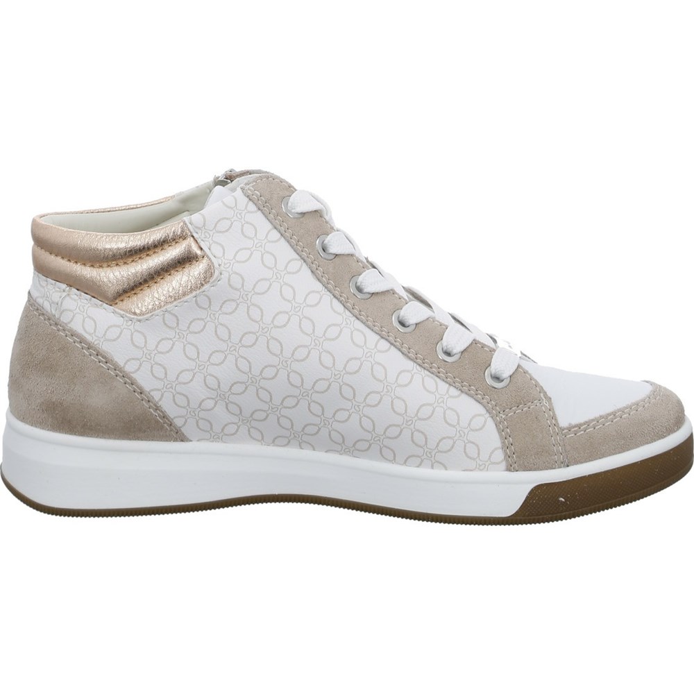 ARA High top Rom Ankelstøvletter Dame Hvite | OL1640378