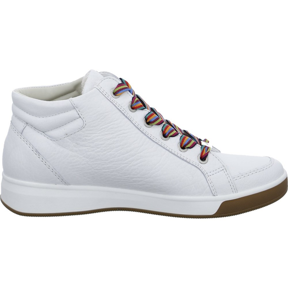 ARA High top Rom Ankelstøvletter Dame Hvite | RA1702839