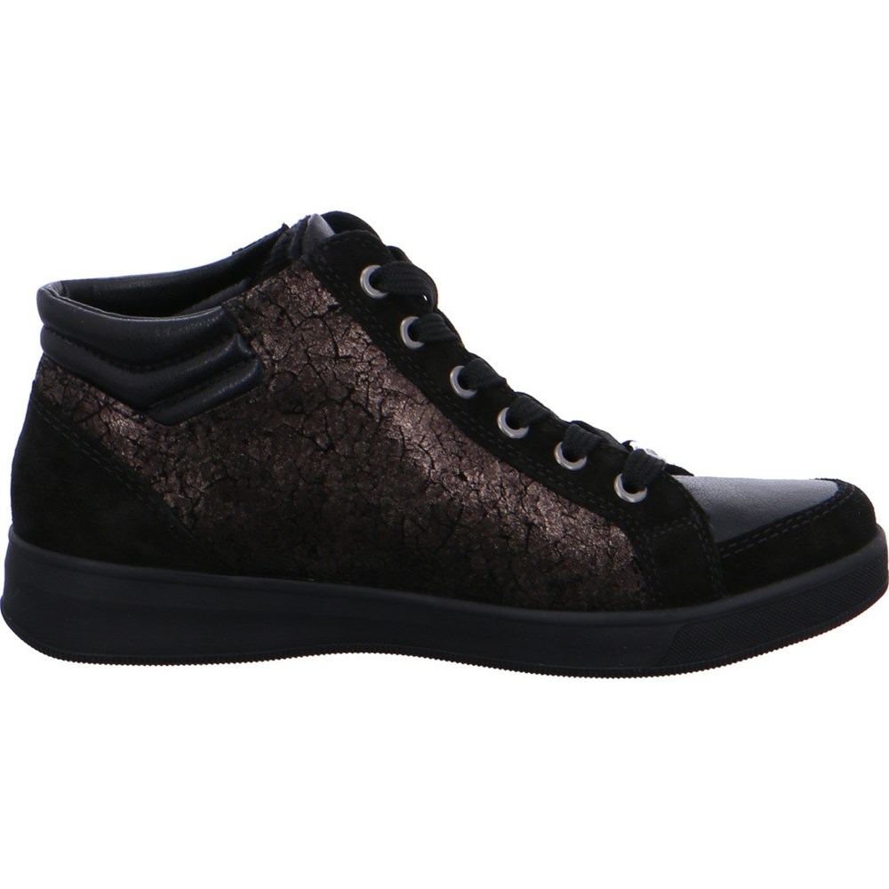 ARA High top Rom Ankelstøvletter Dame Svarte | TO3948276