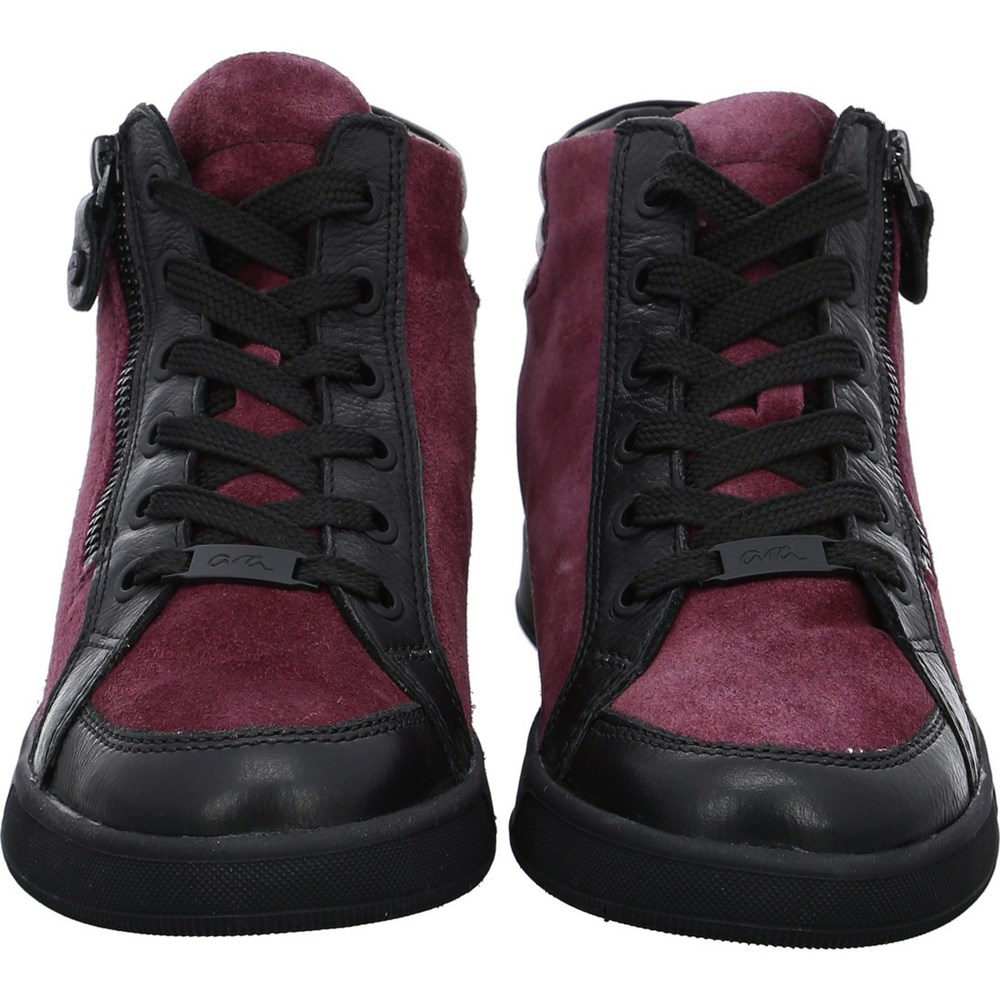 ARA High top Rom berry Ankelstøvletter Dame Rød | BL2804791