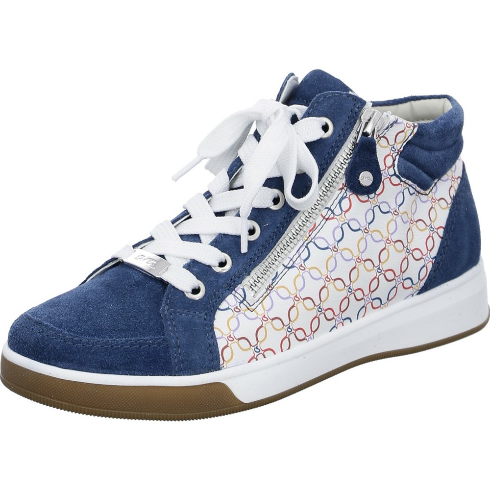 ARA High top Rom capri multi Ankelstøvletter Dame Blå | YZ7948315