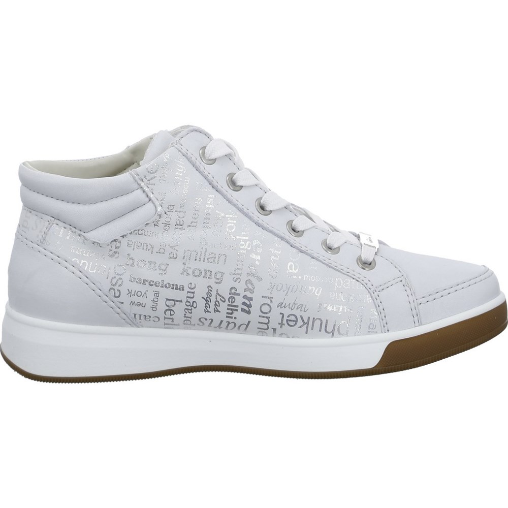 ARA High top Rom nebbia Ankelstøvletter Dame Hvite | CI3621975